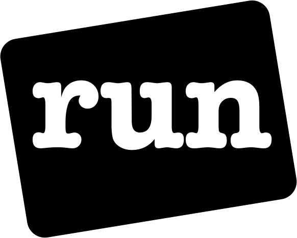 Run logo